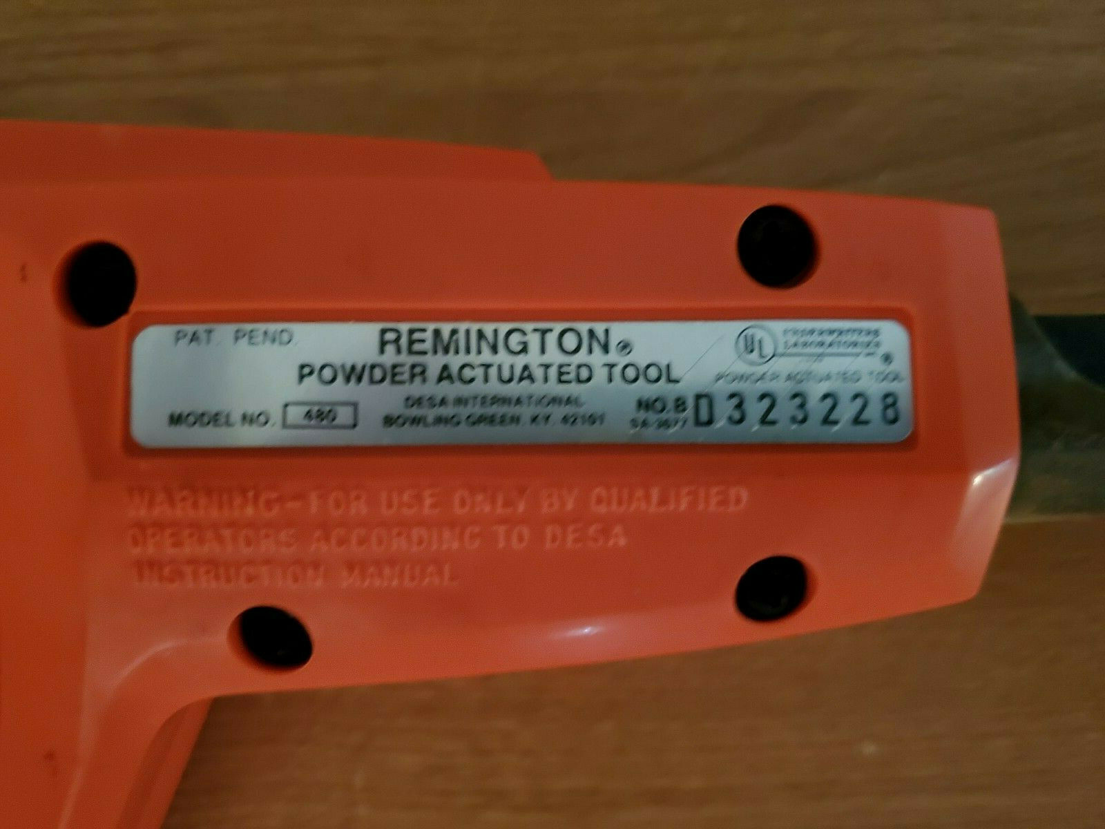 remington power driver 480 manual