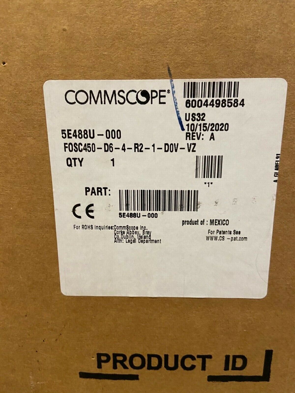 COMMSCOPE FIBER OPTIC SPLICE CLOSURE 450D